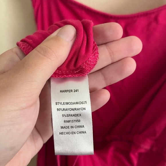 Harper 241 Pink Dress - Picture 4 of 7